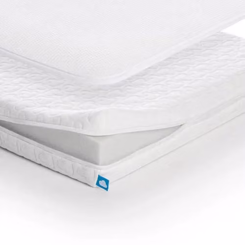 AeroSleep Essential Pack 2-in-1: Matras van koud schuim en 3D Beschermer voor baby's, 70 x 140 cm