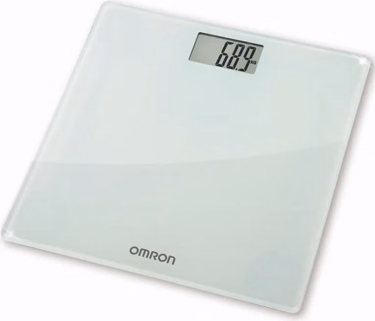 Omron HN286 Elektronische persoonlijke weegschaal met LCD-display, maximaal 180 kg