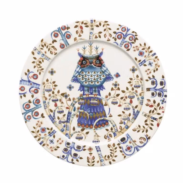 Iittala Taika dinerbord wit en meerkleurig, Diameter: 27 cm