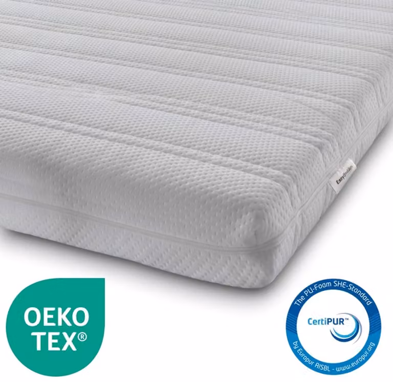 Easy Bedden Topmatras HR Koudschuim Hybrid - Medium hardheid - 70 x 210 cm - Orthopedisch en Anti-allergisch