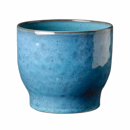 Knabstrup Keramik buitenbloempot Dusty blue Ø 14,5 cm