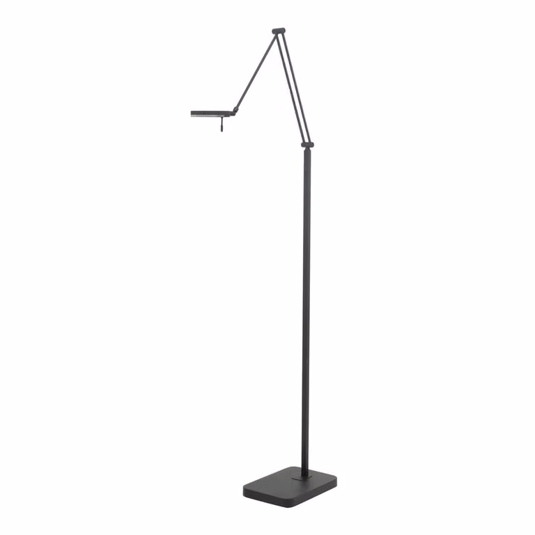 Bolzano Highlight leeslamp zwart metalen vloerlamp