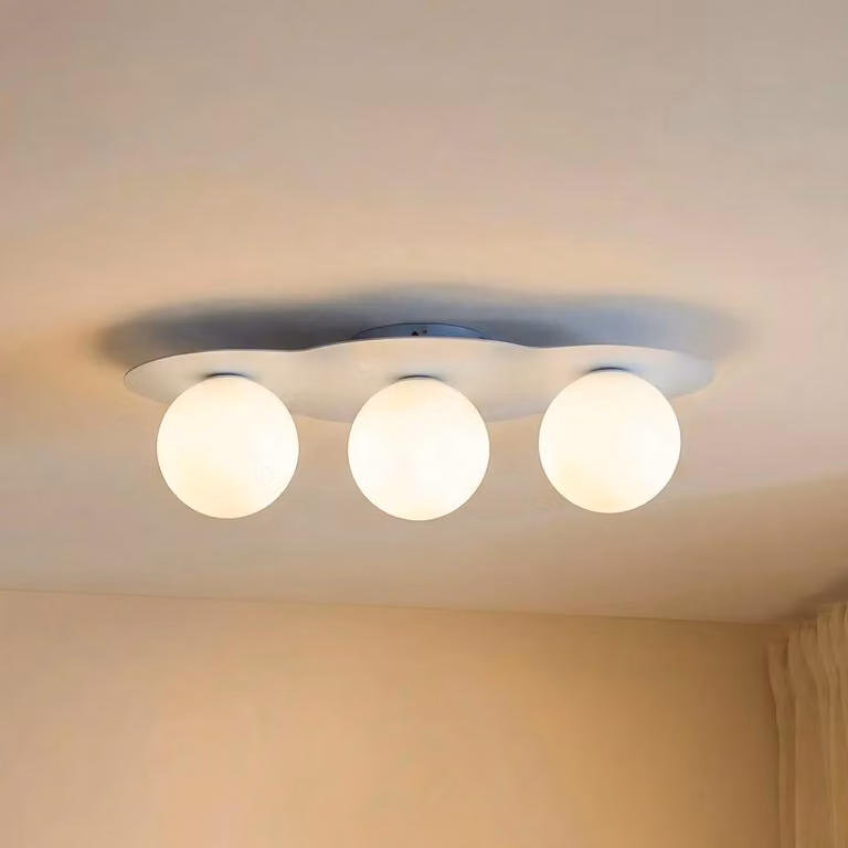 TK Lighting Cloud Plafondlamp Blauw - Dimbaar - Voor Kinderkamers