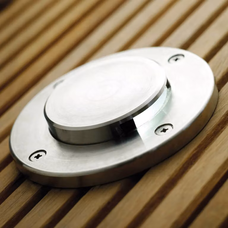 Nordlux Tilos Grondspot Inbouwlamp - Grijs/Zilver - Aluminium en Glas - IP67