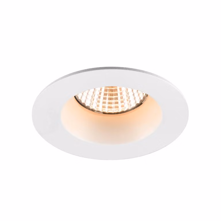 SLV New Tria LED inbouwspot rond wit IP65 dimbaar 2.700K 38 graden voor badkamer