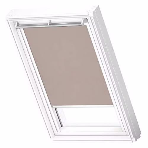 VELUX Lichtdoorlatend Rolgordijn RFL met Witte Geleiders, M04, Light Taupe