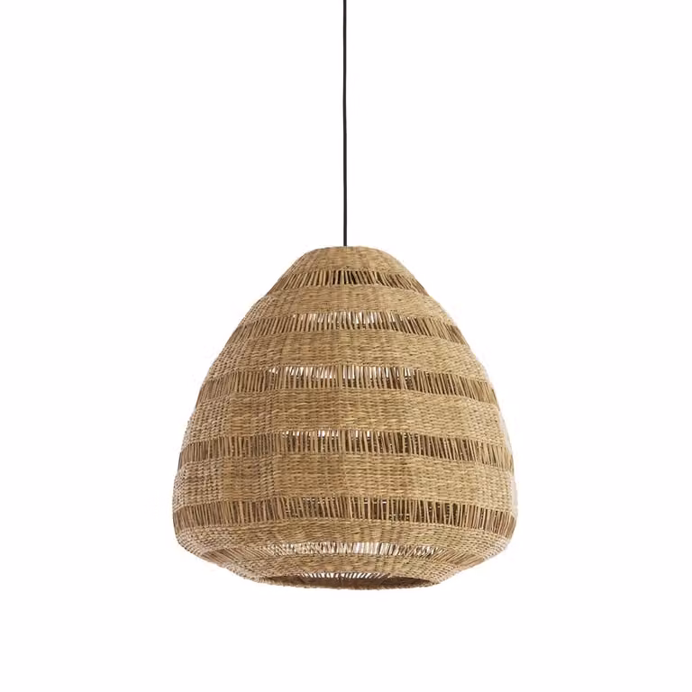 Light & Living Soluna Hanglamp van Rotan en Metaal - Beige - Ø 56 cm