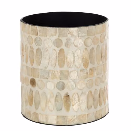 J-Line Bloempot Parel Beige Ø 14 cm