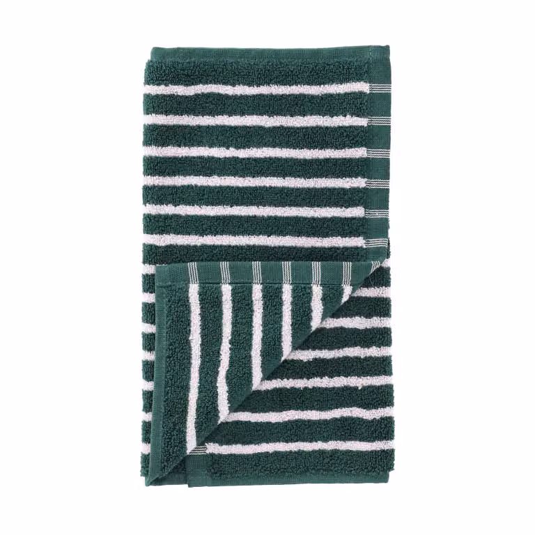 Scandi Living Drift handdoek Groen-paars 30 x 50 cm
