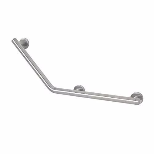 Tiger Boston Wandbeugel Links, Rvs Geborsteld, Zilver, B: 58,7 cm, D: 23,6 cm, H: 7 cm