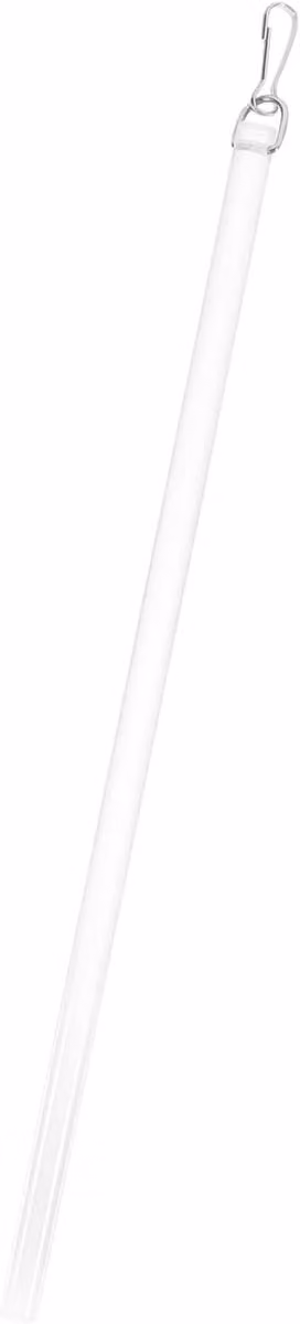 Universele gordijntrekstok voor raambekleding en jaloezieën, 46 cm, transparant