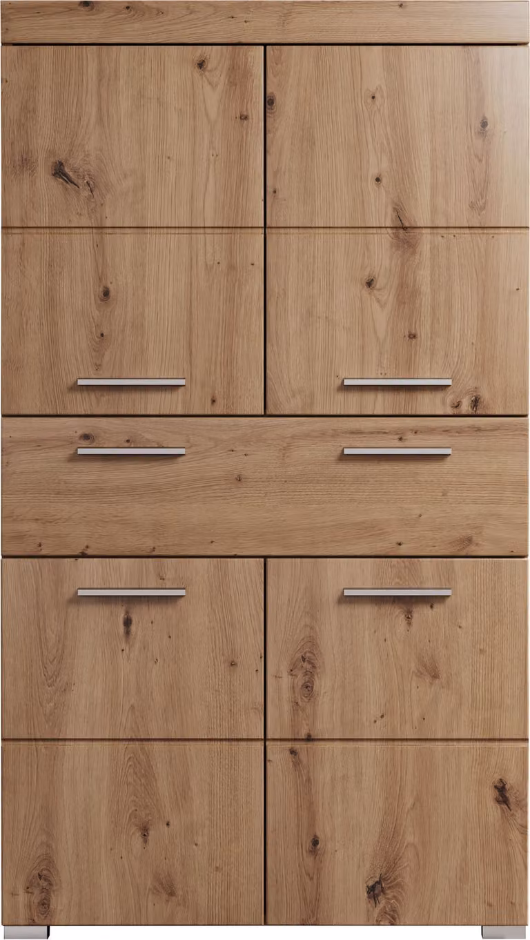Trendteam badkamerkast Amanda esdoornfineer B: 73 cm, D: 31 cm, H: 130 cm