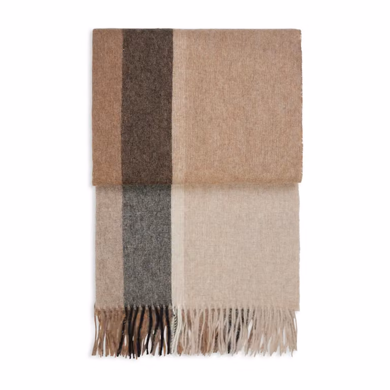 Elvang Denmark Manhattan plaid Beige voor volwassenen