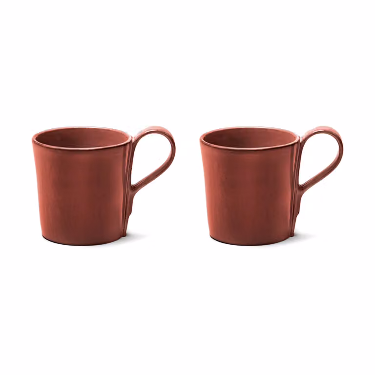 Serax La Mère koffiekop 2-pack Venetian red 13 cl