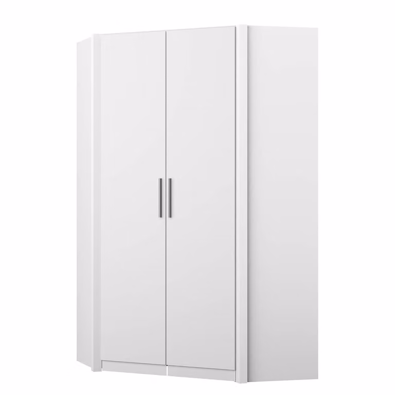 home24 Hoekkast modern wit/alpinewit Hoogte: 210 cm