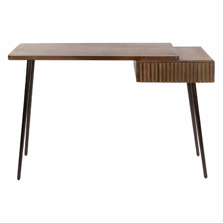 Nest of Nora Haltafel met lade - Massief acaciahout - Bruin