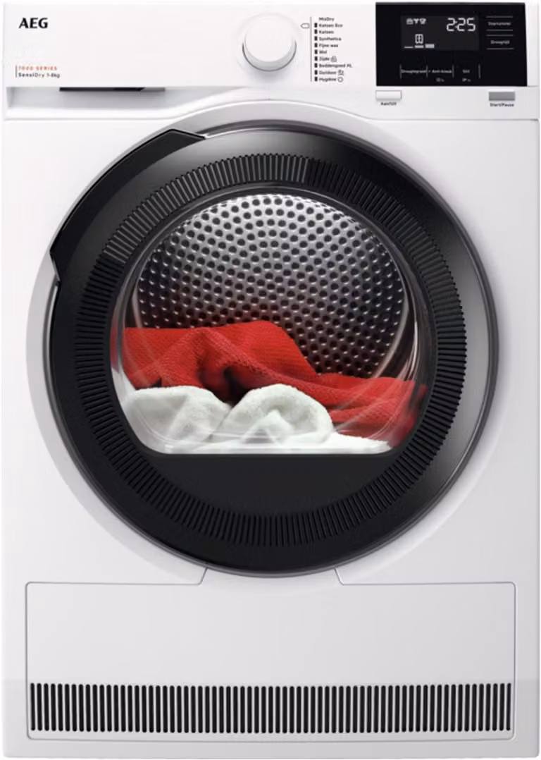 AEG TR738AT4B 7000 serie SensiDry Warmtepompdroger 8 kg Wit