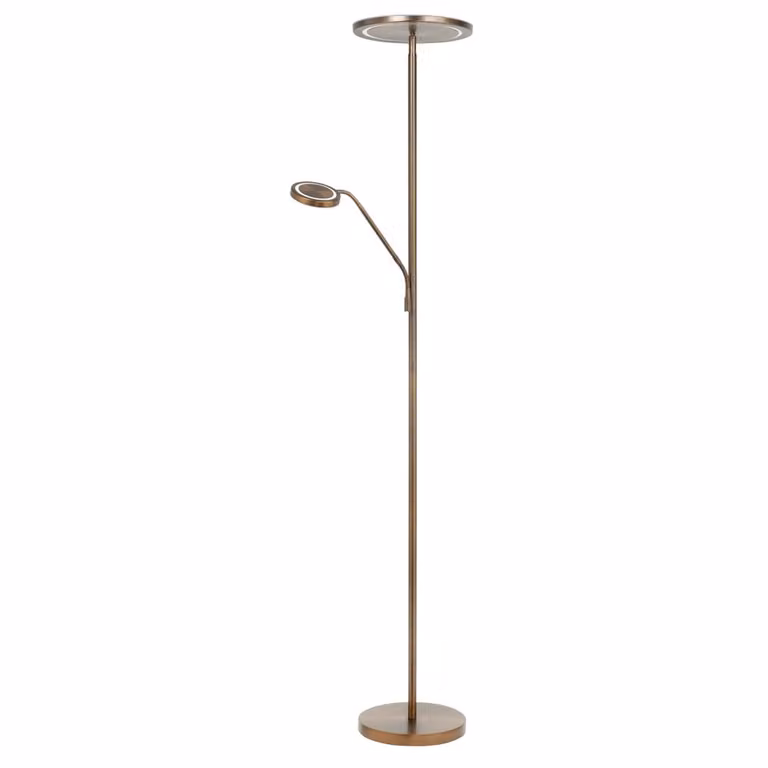 Highlight Alicante Design leeslamp koper brons ronde metalen lamp Ø 28cm