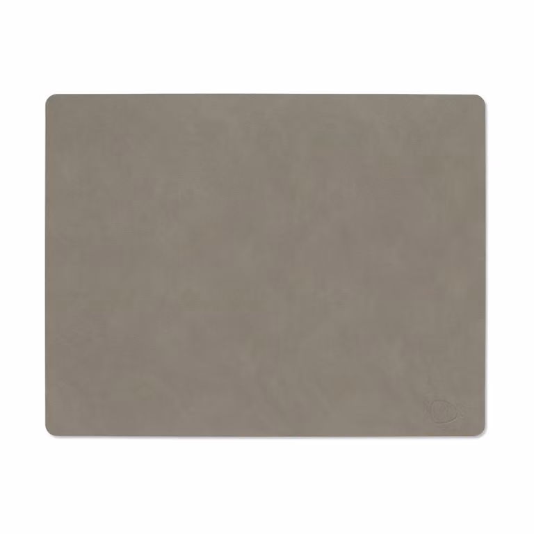 LIND DNA Nupo placemat square L Flint grey