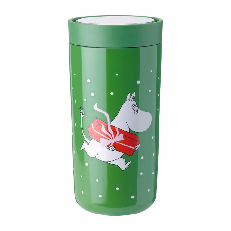 Stelton To Go Click Moomin beker Green 0,4 l