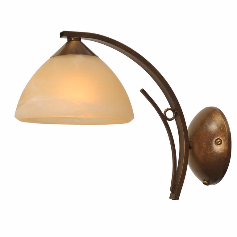 Masterlight Wandlamp Bolzano Bronsbruin 17 cm