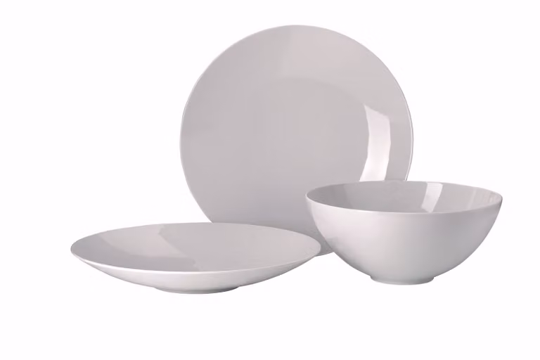 Rosenthal TAC Gropius Servies Set 3-delig Wit met 2 Borden en 1 Schaal