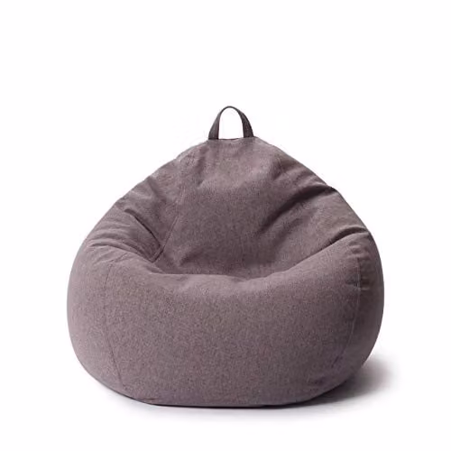 Lumaland Comfort Line Zitzak L Indoor - Donkergrijs - 80 x 90 x 50 cm