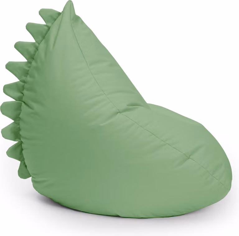 Lumaland Kinderzitzak Animal Line Monster - Pastelgroen - B/D/H: 80 x 80 x 70 cm