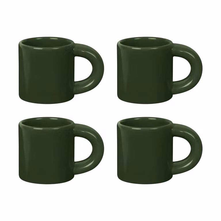 Hem Bronto espressokopje 10 cl 4-pack Green