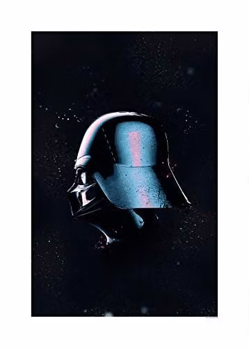 Komar Wandfoto Star Wars Classic Helmets Vader Kunstdruk Breedte: 50 cm, Hoogte: 70 cm