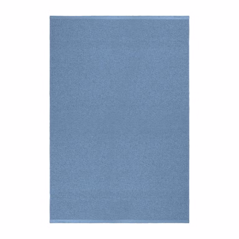 Scandi Living Mellow kunststof vloerkleed blauw 150 x 220 cm