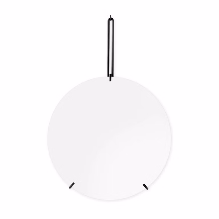 MOEBE Wandspiegel Zwart Rond Ø 30 cm
