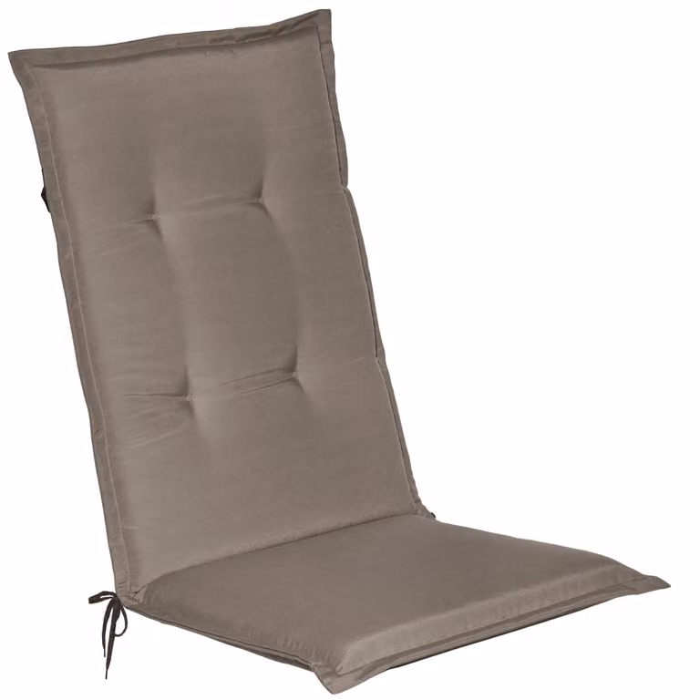 Beautissu Tuinstoelhoezen Loft HL Armchair, Taupe, B/D/H: 120 x 50 x 6 cm