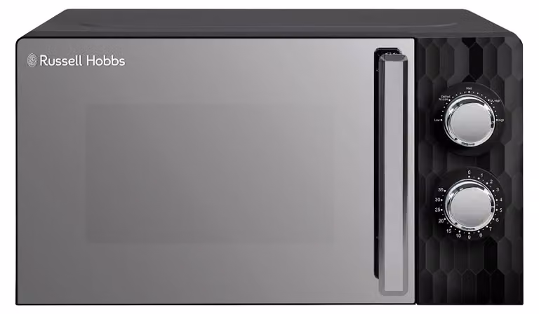 Russell Hobbs Honeycomb RHMM715B solo magnetron, 17 liter, 700W, zwart, met 5 functies