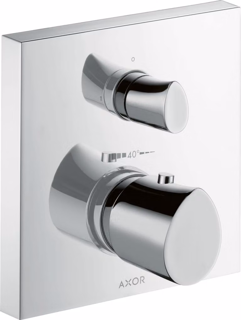Hansgrohe Axor Starck Organic thermostaat inbouwset met afsluit- en omstelventiel, chroom