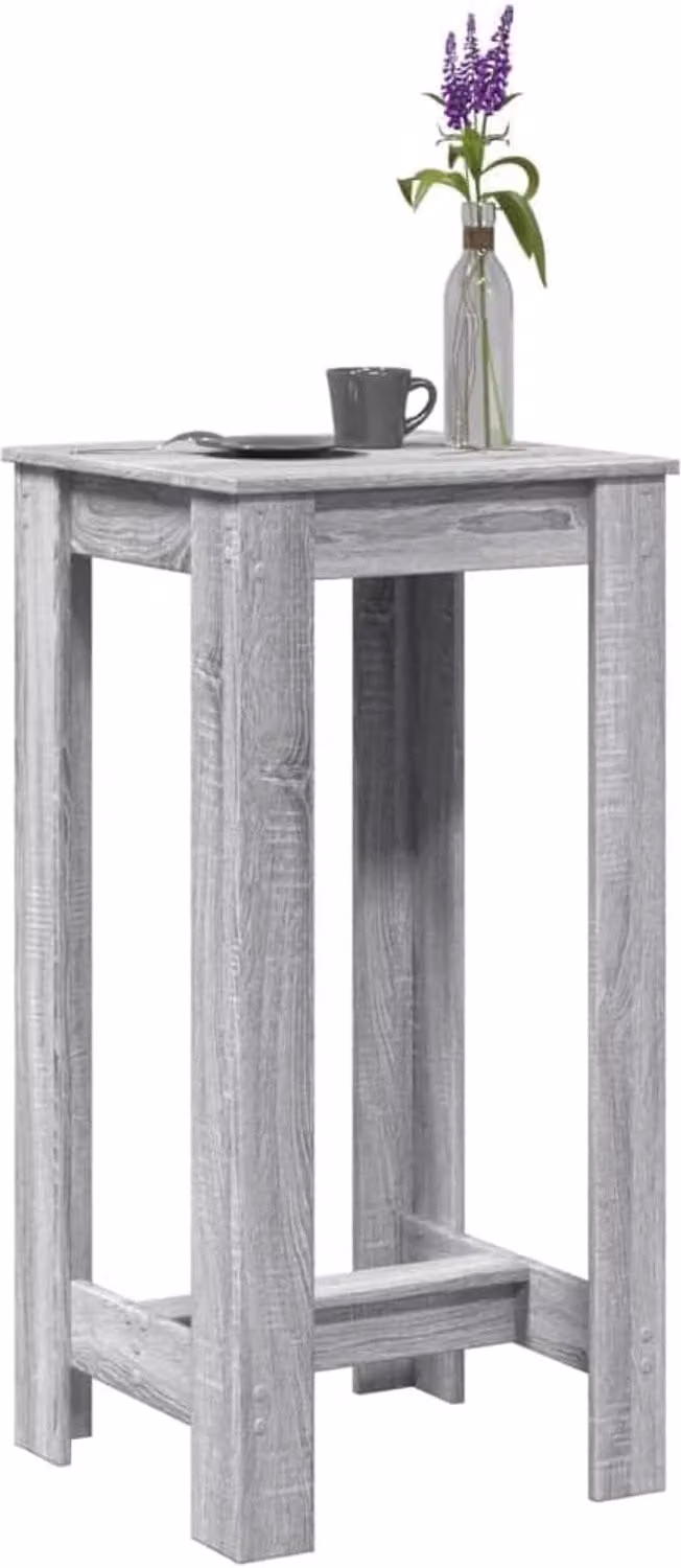 ServiceTopper Bartafel Grijs Sonoma - Bewerkt hout - B: 51 cm, D: 50 cm, H: 103,5 cm