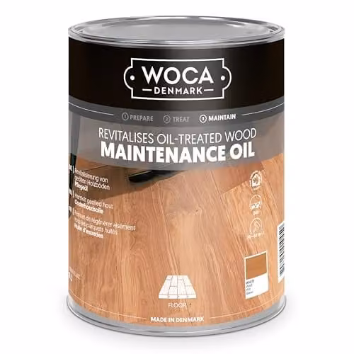 WOCA Denmark Maintenance Oil verzorgende olie wit 1 L