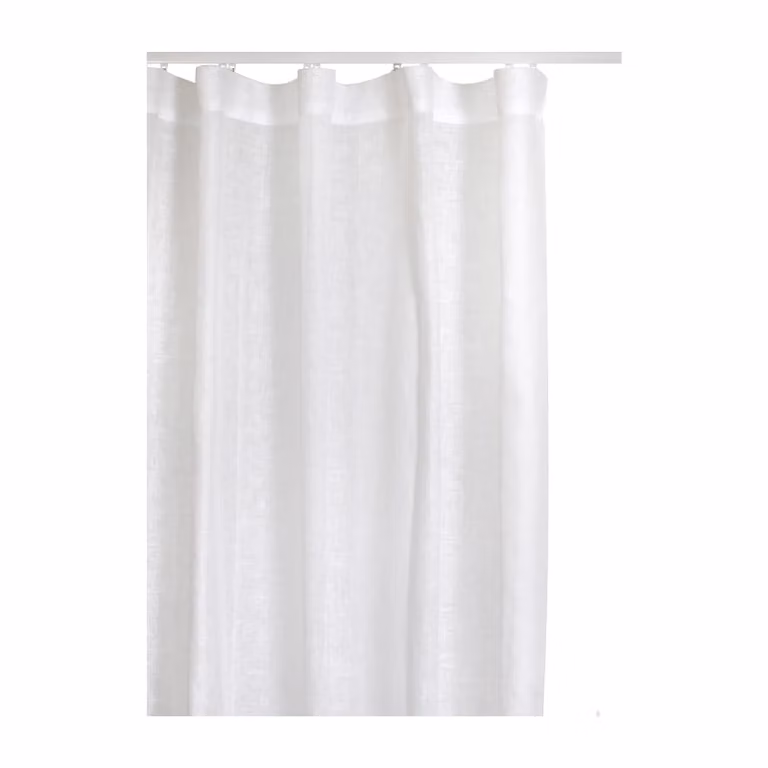 Himla Skylight gordijn met plooiband - Wit - Breedte: 140 cm, Hoogte: 250 cm
