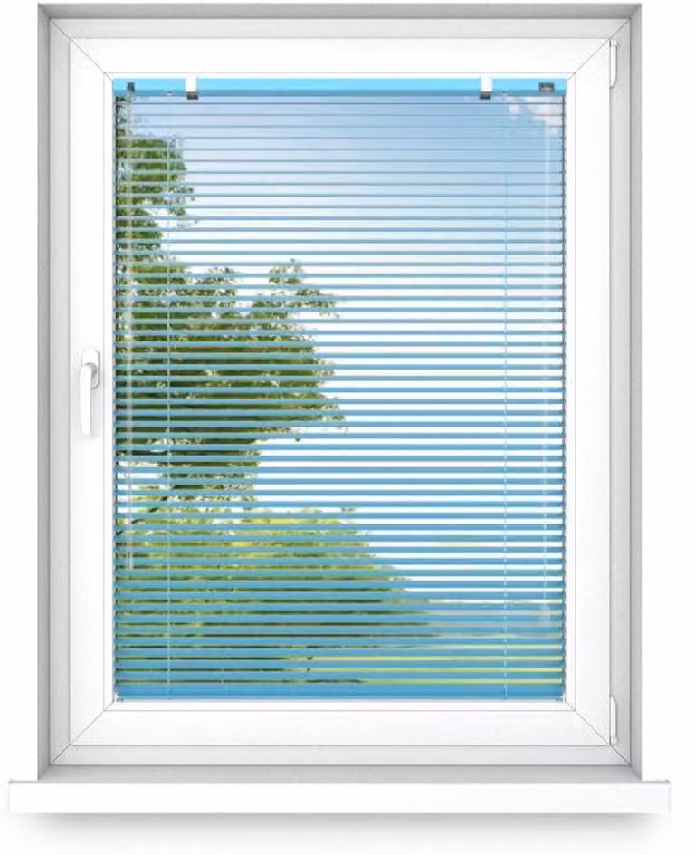 Time4blinds Binnenjaloezieën Zonder Boren - Aluminium - Azuurblauw - Rechts - B: 400 cm, H: 600 cm