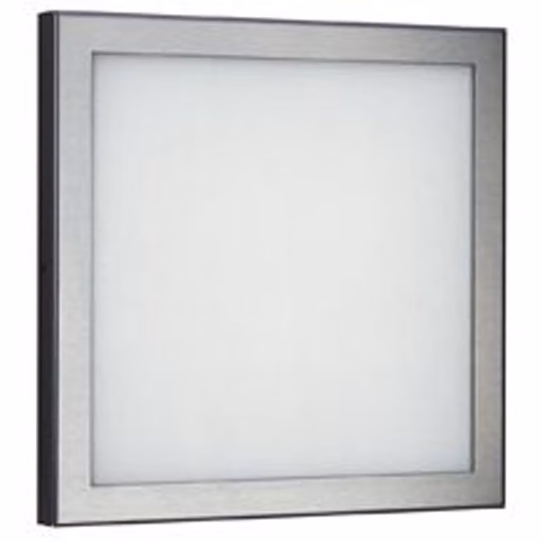 Albert Wandlamp buiten grijs - LED - 16 watt - 3000K - Modern vierkant design