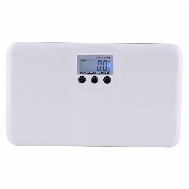 Digitale LCD Personenweegschaal met Tara-functie en Laag Batterij Alarm