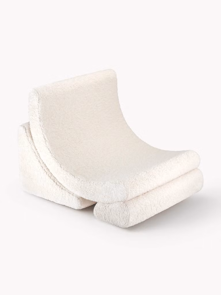 Wigiwama Handgemaakte teddy kinderfauteuil Moon