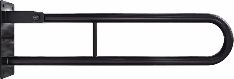 Wandsteun Handgreep Zwart van Robuust Staal, 50 cm