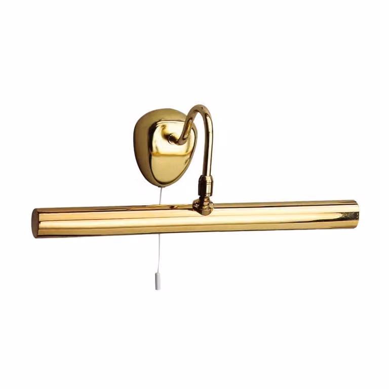 home24 Wandlamp Picture Lights II Searchlight messing B: 36 cm, D: 13 cm, H: 15 cm
