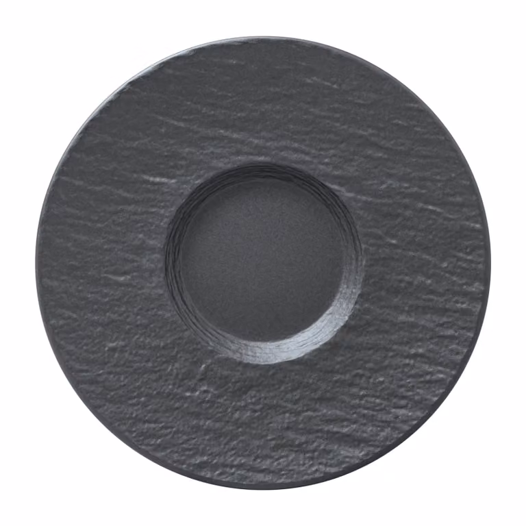 Villeroy & Boch Manufacture Rock koffieschoteltje, zwart/grijs, B/D/H: 15,5 x 15,5 x 2 cm