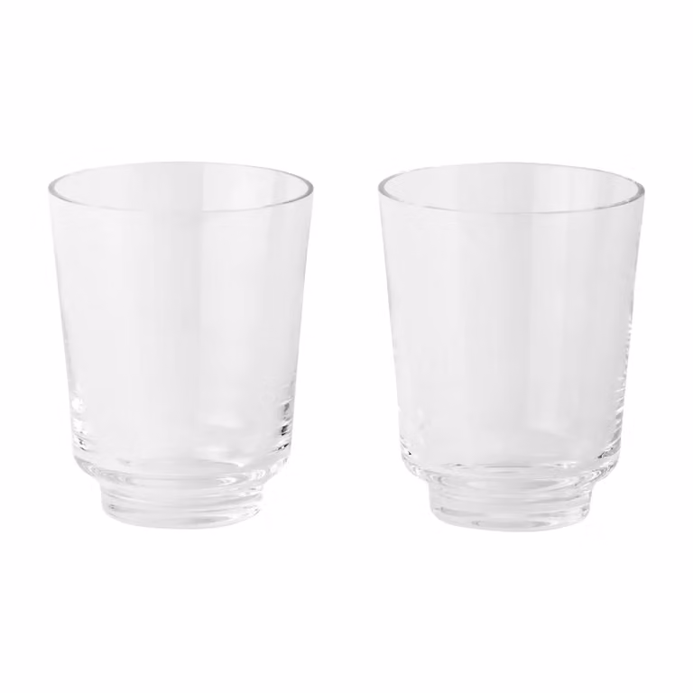 Muuto Raise waterglas 2-pack, transparant, 300 ml