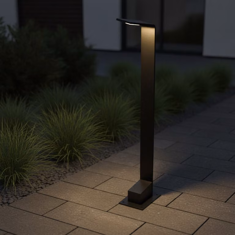 Lyora moderne LED-tuinlamp zwart 80 cm