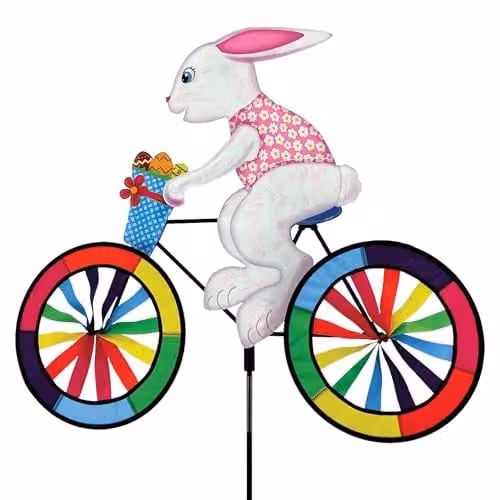 Paashaas Konijn Fiets Wind Spinner voor volwassenen