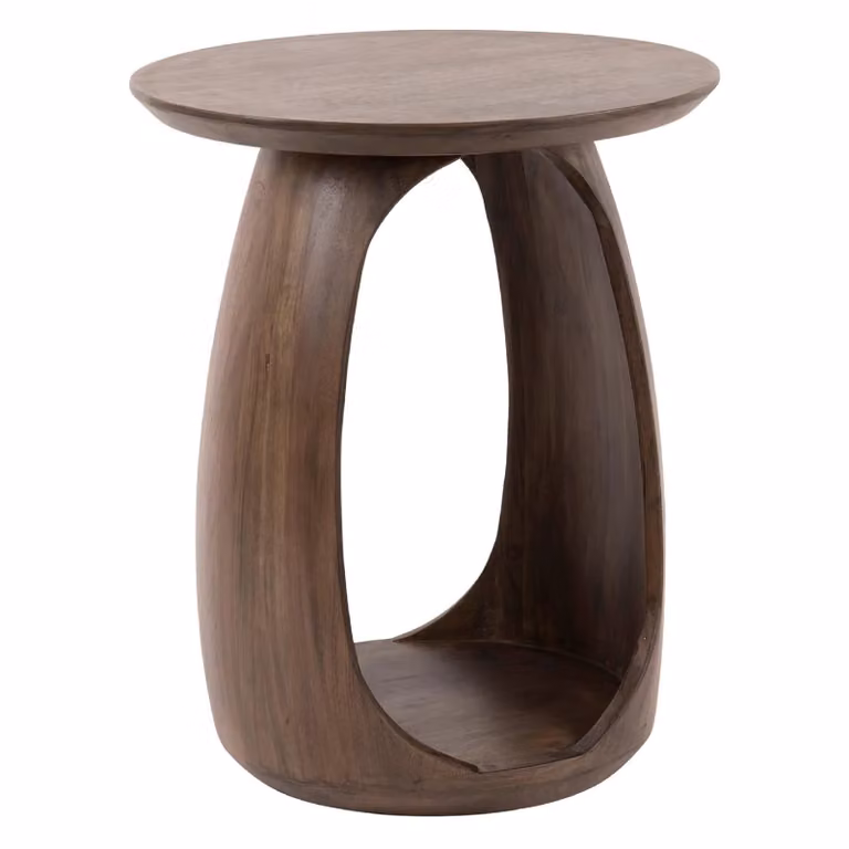 Nest of Nora Bijzettafel Alya - Massief acaciahout - Bruin - Maat S