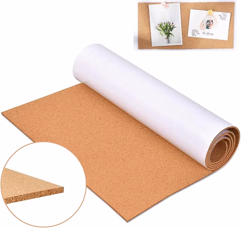 Zelfklevend Prikbord van Kurk - 40 x 120 cm - Ideaal voor Thuis en Kantoor